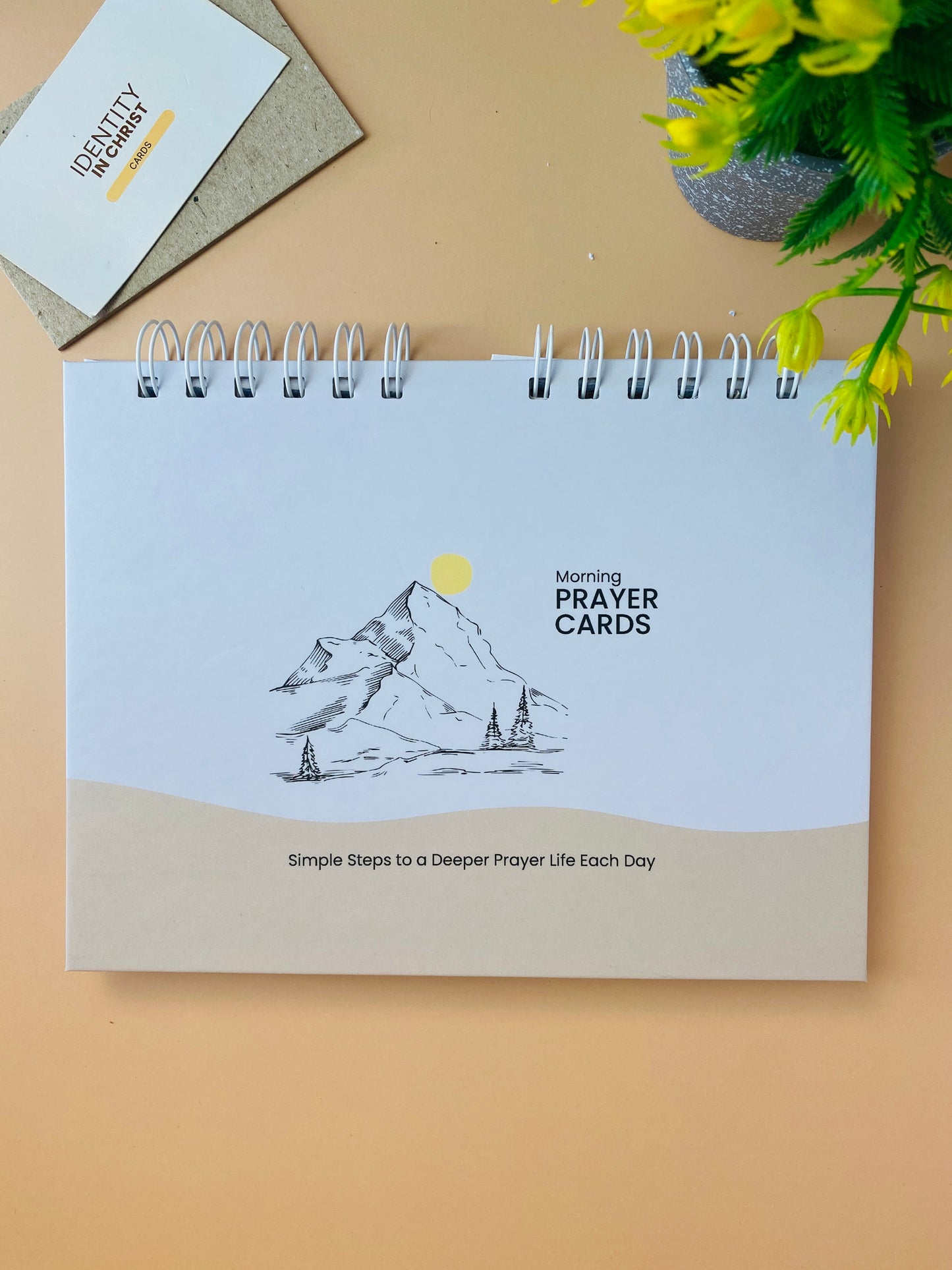 Morning Prayer Cards | 50 Cards | Mint Green, Light Brown