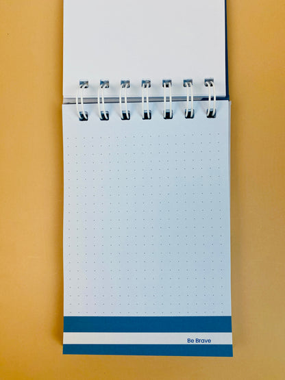 Be Brave Notebook - A6 (10x15cm) | 80GSM | 100 leaves